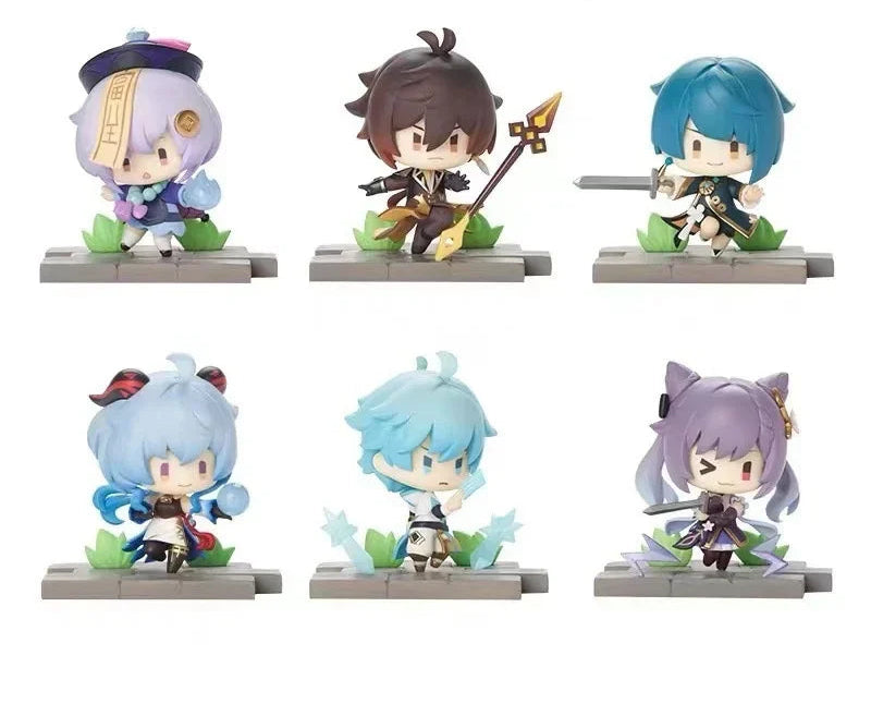 Genshin Impact Anime Game Action Figure Blind Box Paimon Aether Luck Box Handmade Large Figure Anime Game Fans Gift 10-30Cm