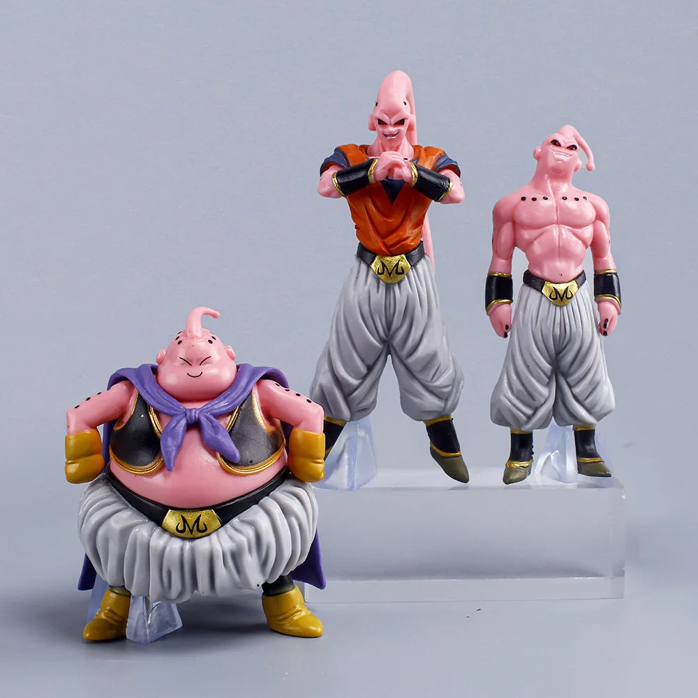 Hot 8Pcs/Set Dragon Ball Z Anime Figure Majin Buu Fat Buu PVC Action Figures Collection Model Toys for Children Adult Gifts