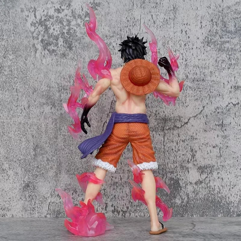24Cm One Piece Luffy Anime Figures Monkey D. Luffy Flowing Cherry Action Figures PVC Anime Collection Model Doll Toys Kid Gifts