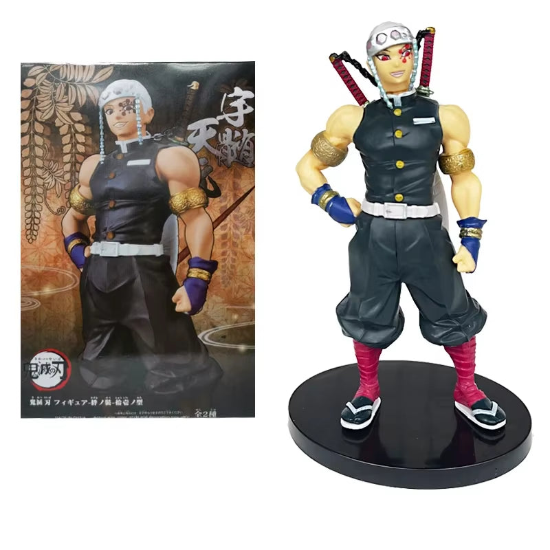 Anime Figure Demon Slayer Figures Kimetsu No Yaiba Doll Tanjiro Nezuko Zenitsu Figurine Inosuke Warrior Action Figure Model Toys