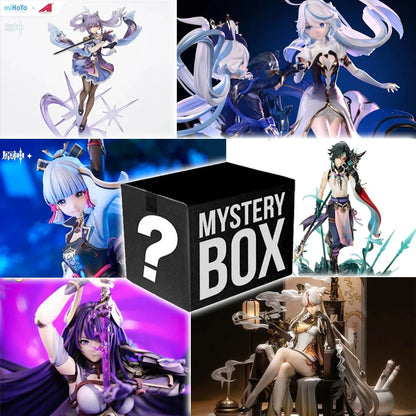 Genshin Impact Anime Game Action Figure Blind Box Paimon Aether Luck Box Handmade Large Figure Anime Game Fans Gift 10-30Cm