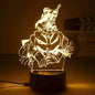 Naruto Anime Action Figures Night Light Manga Boruto Itachi Akatsuki Bedroom Lamp Children Uzumaki Namikaze Minato Gift Toys