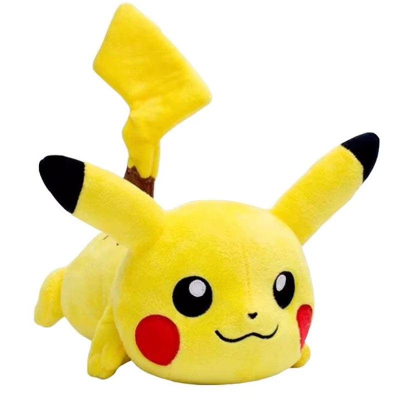 Pokémon Plush Doll Pikachued Bulbasaur Jigglypuff Lapras Eevee Anime Pokemoned Stuffed Toy Peluche Plush Doll Gift for Kid