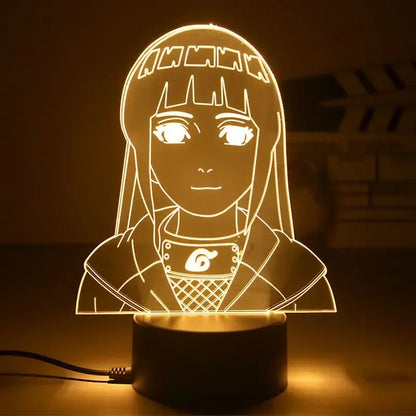 Naruto Anime Action Figures Night Light Manga Boruto Itachi Akatsuki Bedroom Lamp Children Uzumaki Namikaze Minato Gift Toys