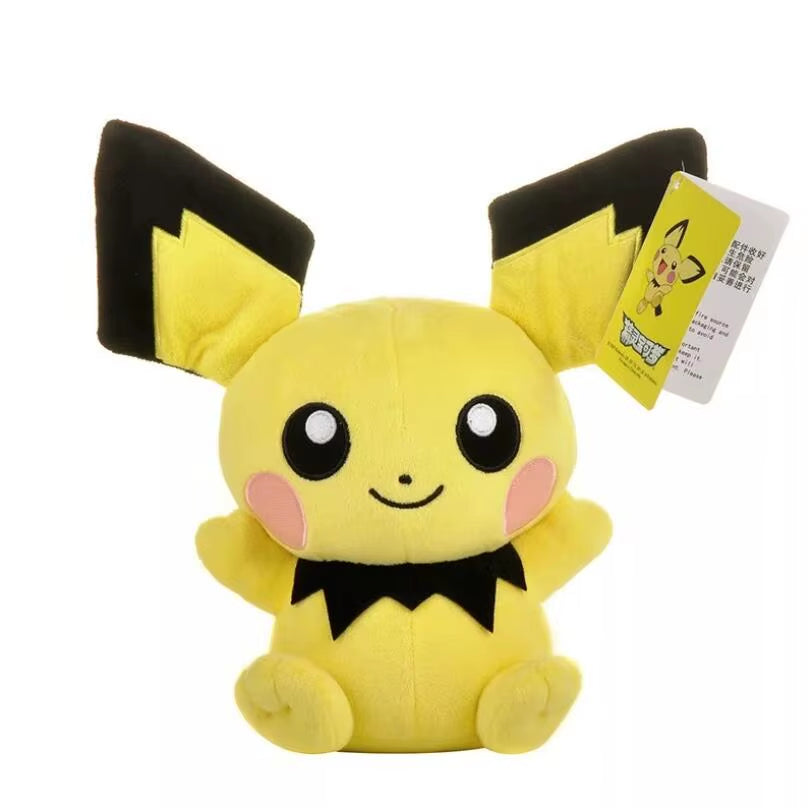 Pokémon Plush Doll Pikachued Bulbasaur Jigglypuff Lapras Eevee Anime Pokemoned Stuffed Toy Peluche Plush Doll Gift for Kid