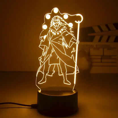 Naruto Anime Action Figures Night Light Manga Boruto Itachi Akatsuki Bedroom Lamp Children Uzumaki Namikaze Minato Gift Toys
