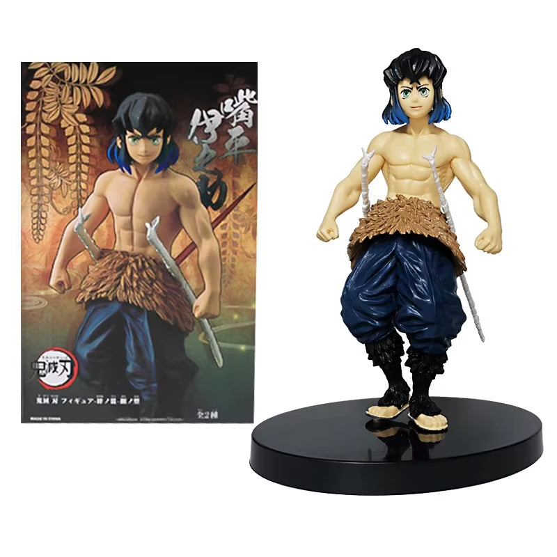 Anime Figure Demon Slayer Figures Kimetsu No Yaiba Doll Tanjiro Nezuko Zenitsu Figurine Inosuke Warrior Action Figure Model Toys