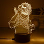 Naruto Anime Action Figures Night Light Manga Boruto Itachi Akatsuki Bedroom Lamp Children Uzumaki Namikaze Minato Gift Toys