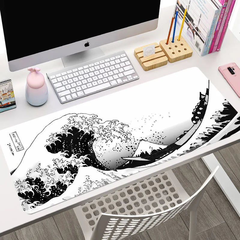 Hot Selling Japanese Sakura Customised Large Size Super Non-Slip Rubber Mouse Pad