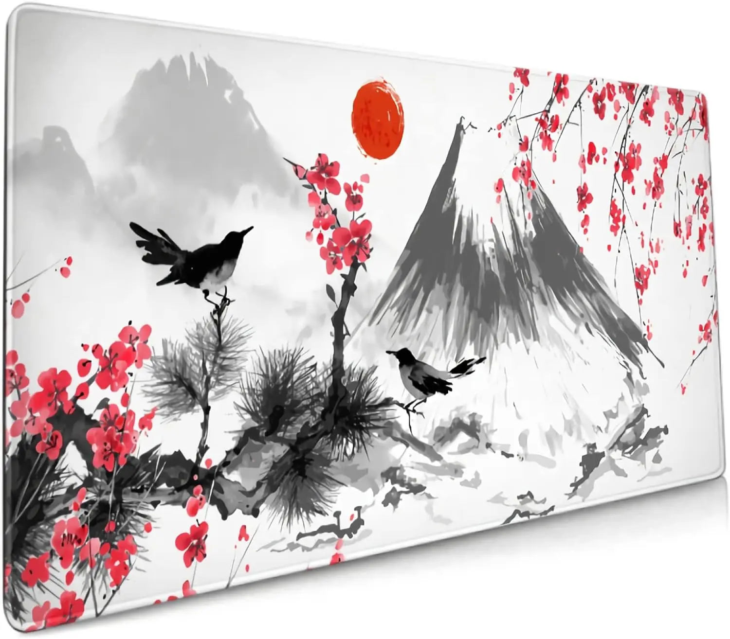 Hot Selling Japanese Sakura Customised Large Size Super Non-Slip Rubber Mouse Pad