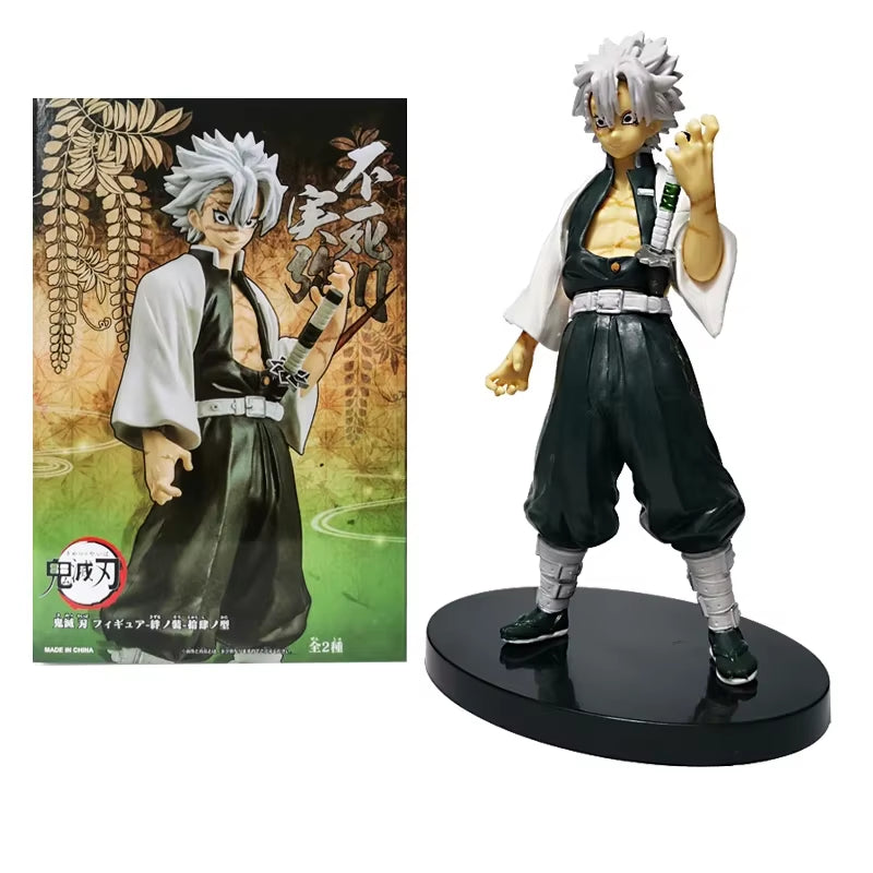 Anime Figure Demon Slayer Figures Kimetsu No Yaiba Doll Tanjiro Nezuko Zenitsu Figurine Inosuke Warrior Action Figure Model Toys