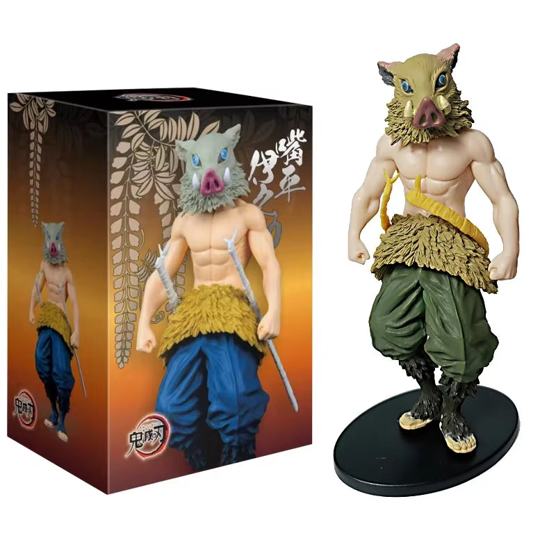 Anime Figure Demon Slayer Figures Kimetsu No Yaiba Doll Tanjiro Nezuko Zenitsu Figurine Inosuke Warrior Action Figure Model Toys