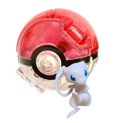 Pokeball Pokemon Figurine Elf Ball Anime Figure Cartoons Pikachu Charizard Pocket Monster Pet Anime Action Model Toy Kids Gifts