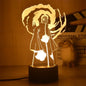Naruto Anime Action Figures Night Light Manga Boruto Itachi Akatsuki Bedroom Lamp Children Uzumaki Namikaze Minato Gift Toys